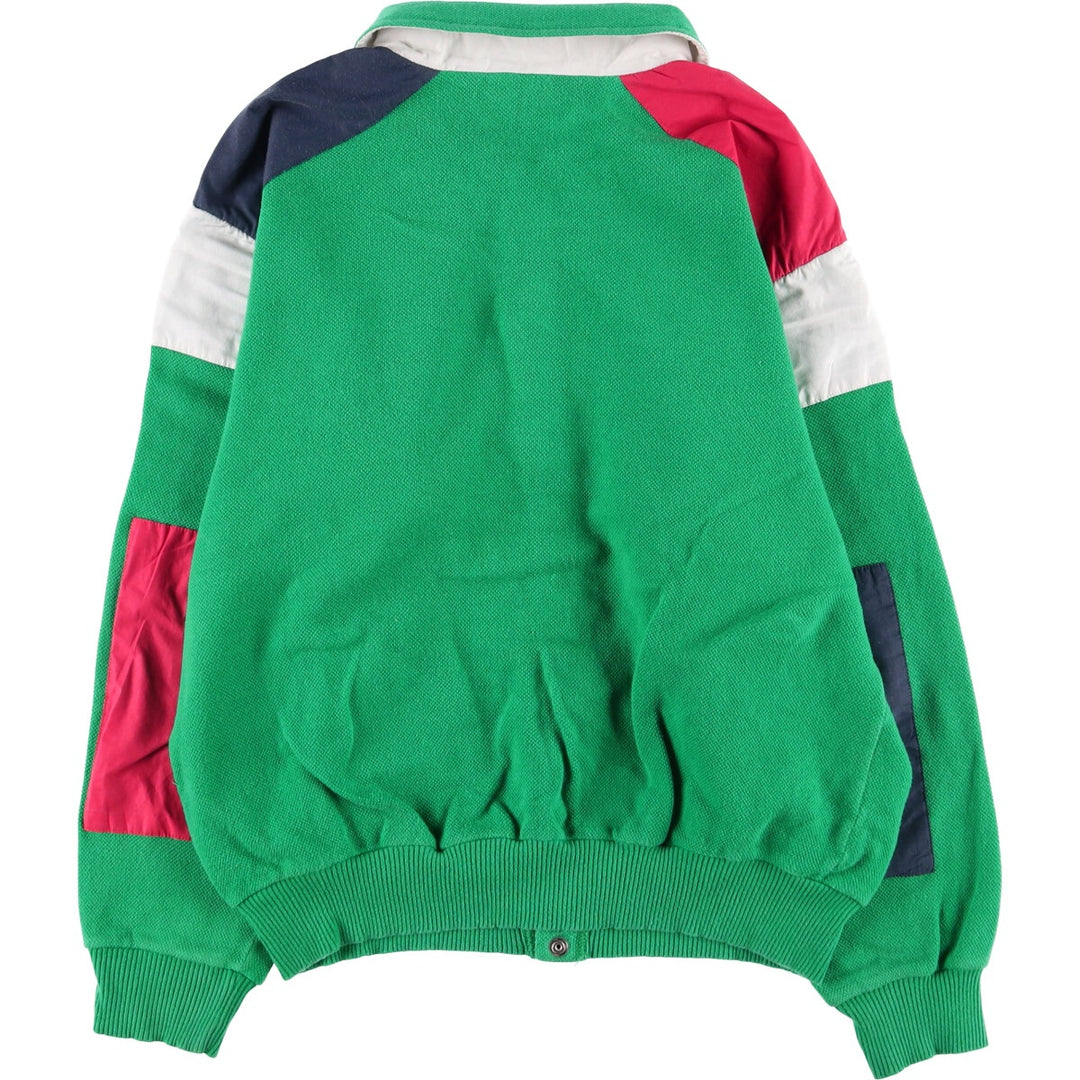 Sergio Tacchini Vintage Cotton Blouson, Made in Italy, Men's Size M cotton green type Vintage Second Hand