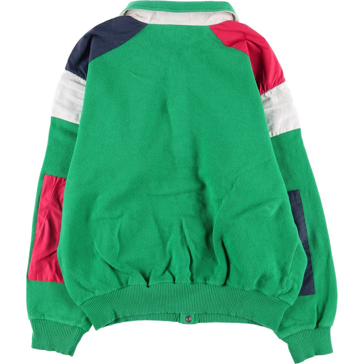 Sergio Tacchini Vintage Cotton Blouson, Made in Italy, Men's Size M cotton green type Vintage Second Hand