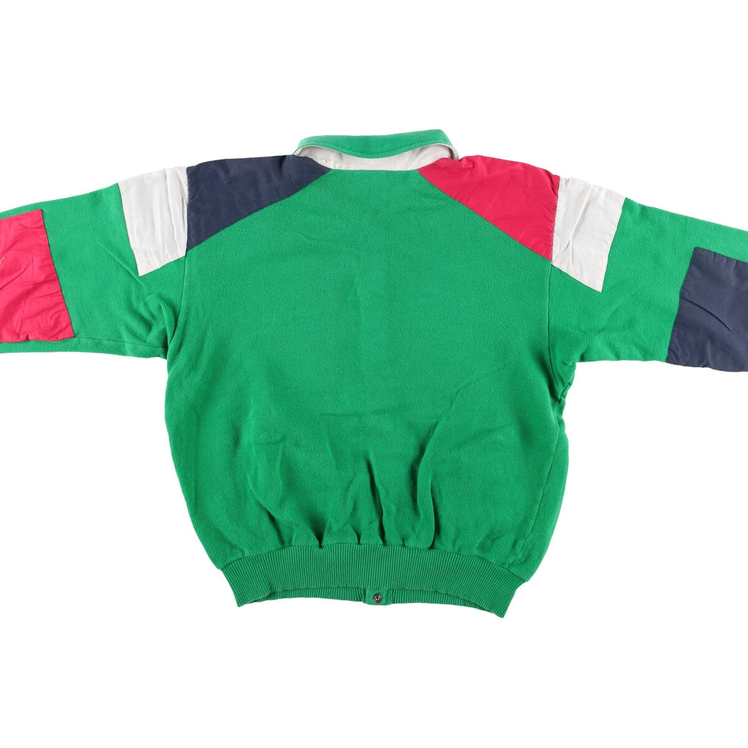 Sergio Tacchini Vintage Cotton Blouson, Made in Italy, Men's Size M cotton green type Vintage Second Hand