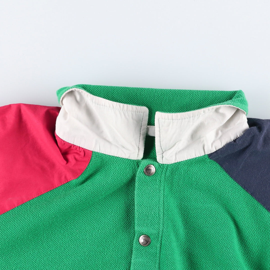 Sergio Tacchini Vintage Cotton Blouson, Made in Italy, Men's Size M cotton green type Vintage Second Hand