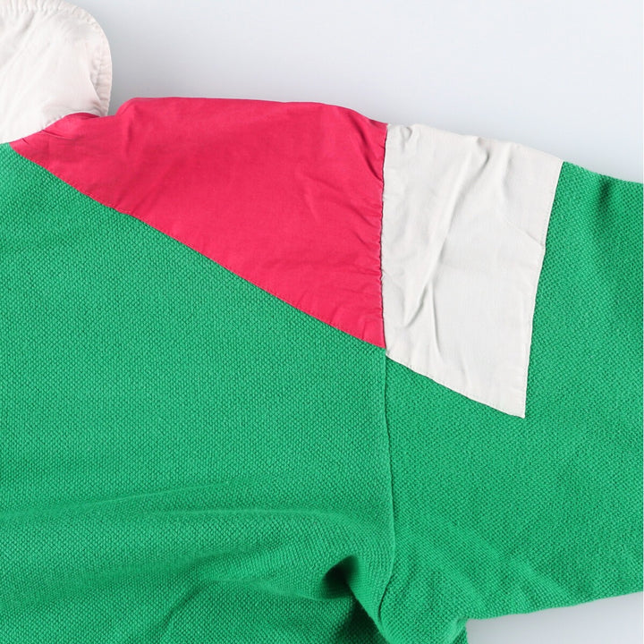Sergio Tacchini Vintage Cotton Blouson, Made in Italy, Men's Size M cotton green type Vintage Second Hand