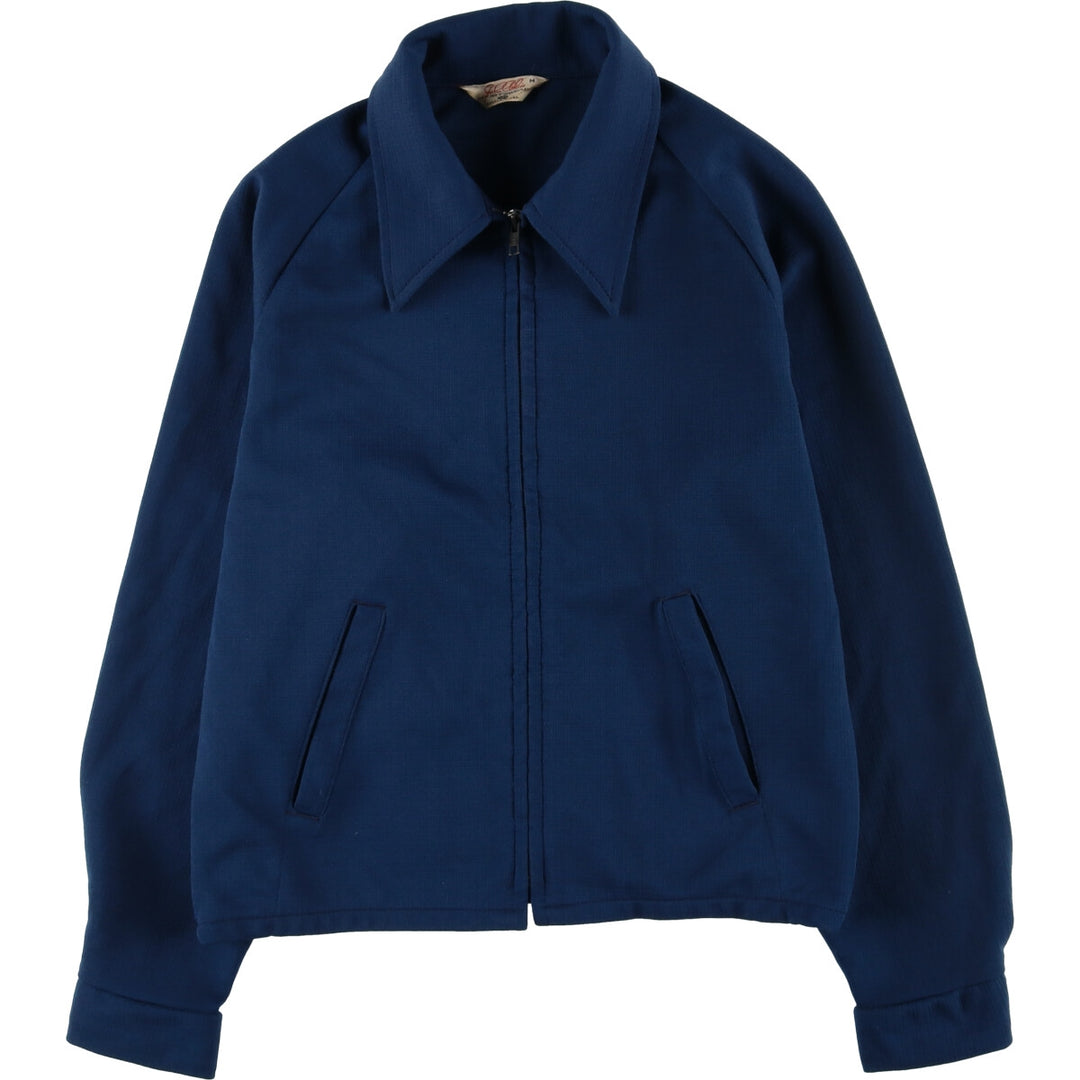 70'S John Blair Collared Zip-up Jacket Men's M Size Vintage / eaa523473