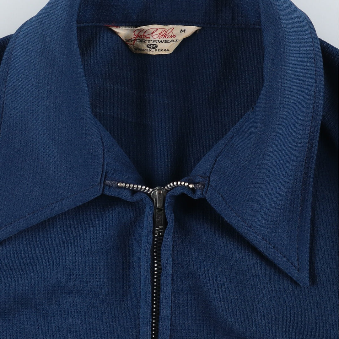 70'S John Blair Collared Zip-up Jacket Men's M Size Vintage / eaa523473