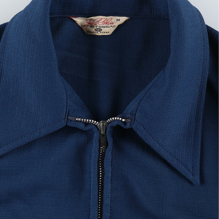 70'S John Blair Collared Zip-up Jacket Men's M Size Vintage / eaa523473