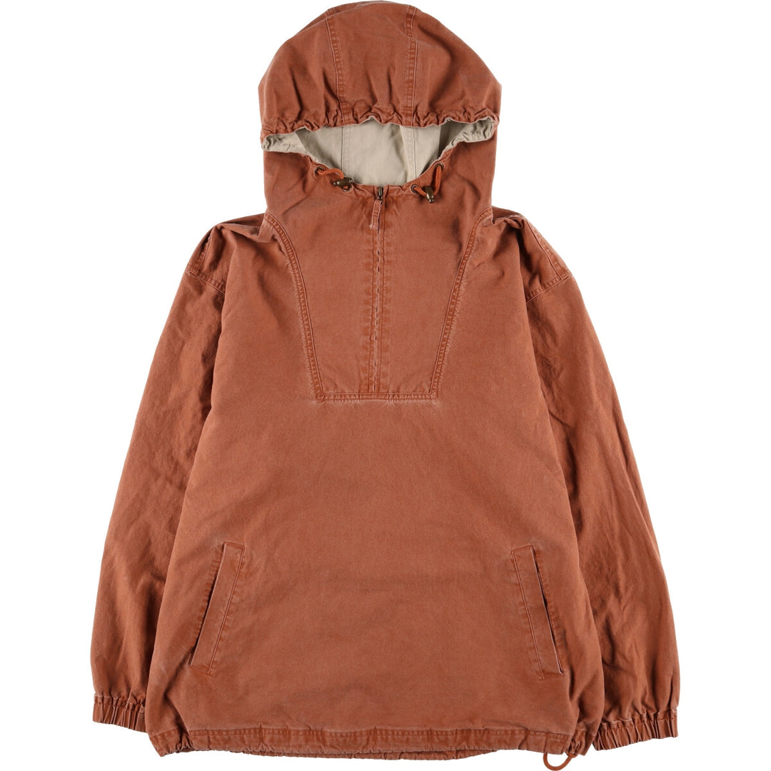 LLBean Half Zip Cotton Pullover Hoodie Men's L size / eaa523480