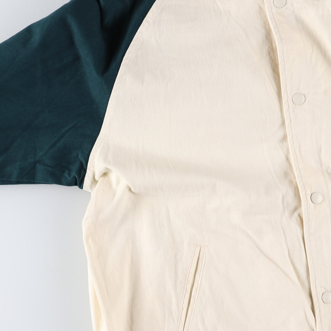 ~90'S Brooks Brothers Cotton Varsity Jacket Made in USA Men's L size / eaa523485