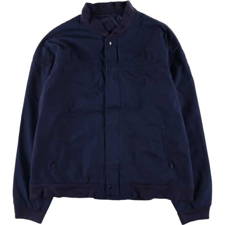 Vintage 90'S David Taylor Derby Jacket, Cotton Blouson, Men's XL cotton navy blue type Vintage Second Hand