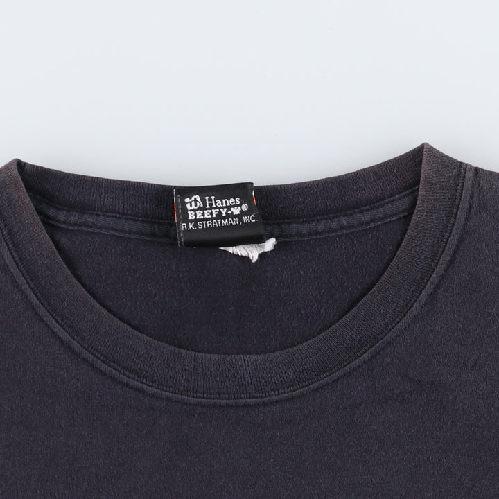 00'S Harley-Davidson Hanes Back Print Motorcycle Bike T-Shirt Men's L size / eaa523502