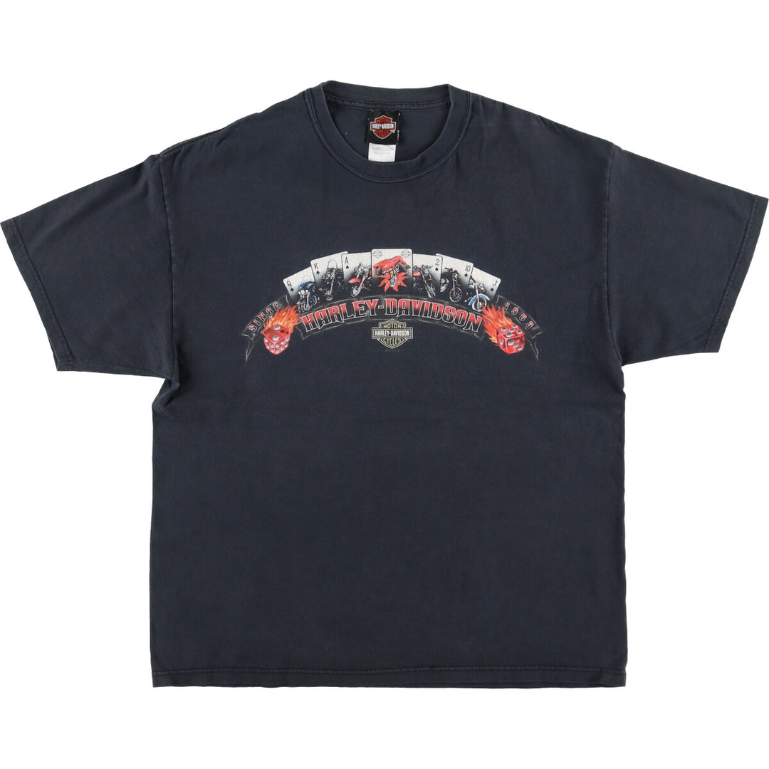 00'S Harley-Davidson Motorcycle Bike T-shirt Made in USA Men's XL /eaa523517