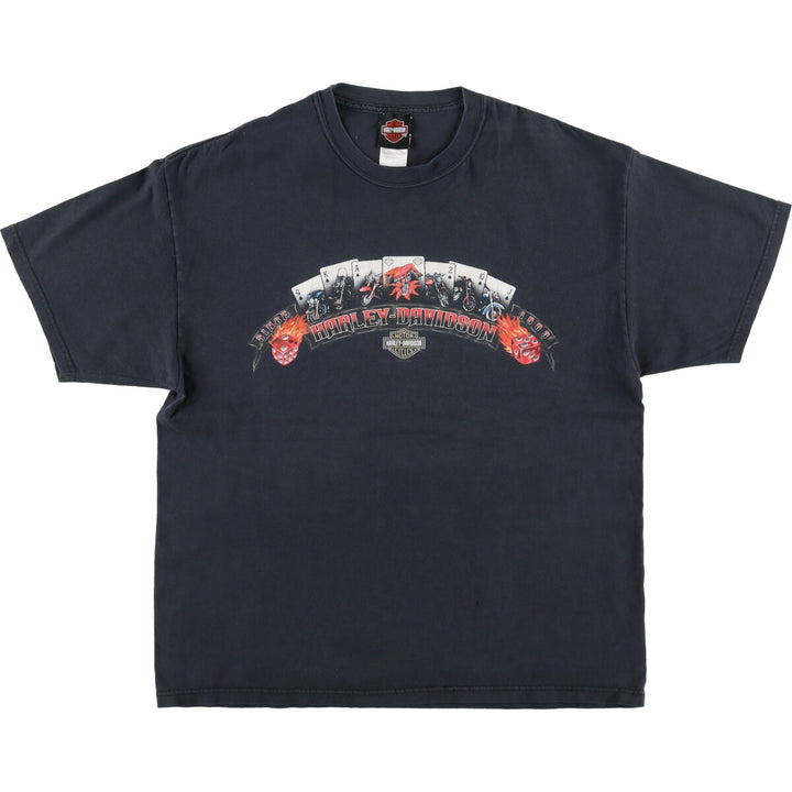 00'S Harley-Davidson Motorcycle Bike T-shirt Made in USA Men's XL /eaa523517