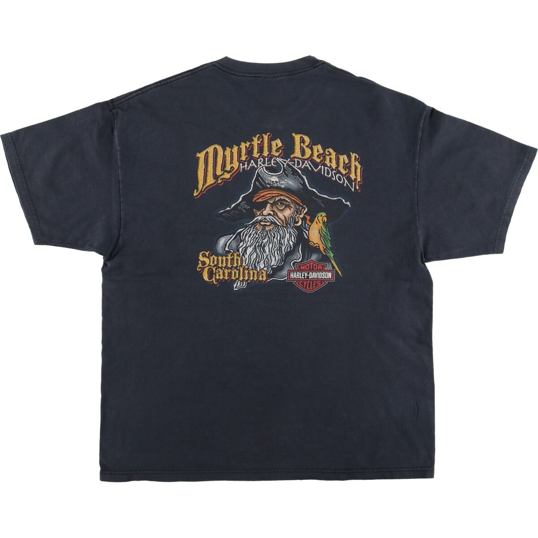 00'S Harley-Davidson Motorcycle Bike T-shirt Made in USA Men's XL /eaa523517