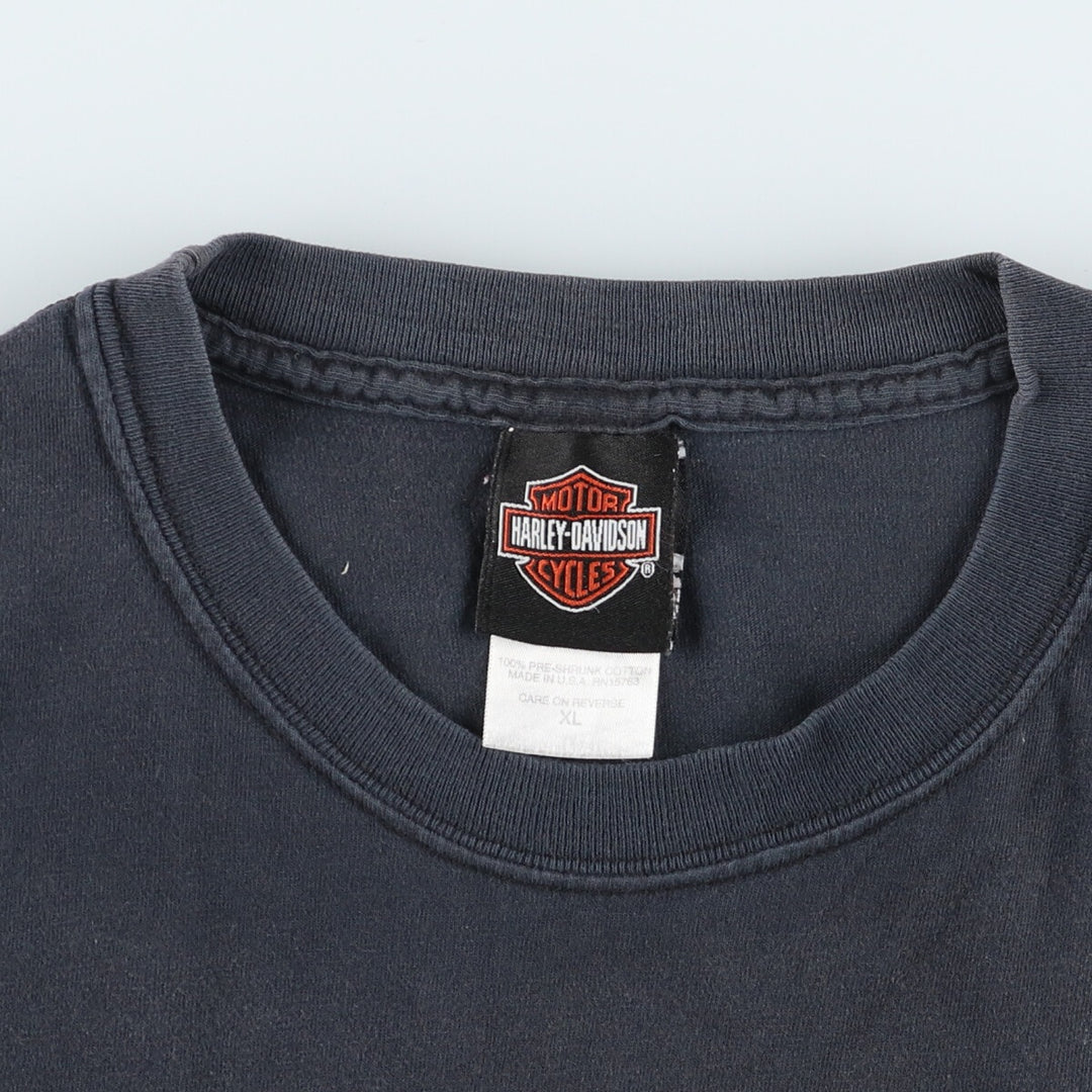 00'S Harley-Davidson Motorcycle Bike T-shirt Made in USA Men's XL /eaa523517
