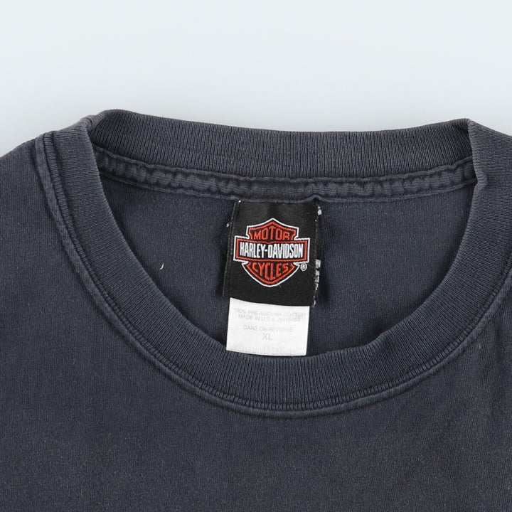 00'S Harley-Davidson Motorcycle Bike T-shirt Made in USA Men's XL /eaa523517