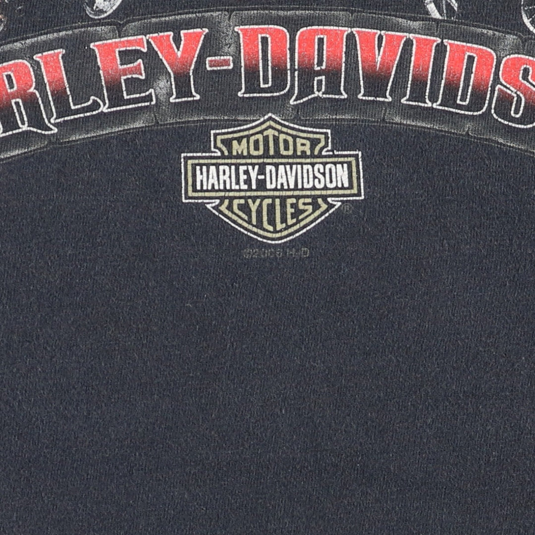 00'S Harley-Davidson Motorcycle Bike T-shirt Made in USA Men's XL /eaa523517