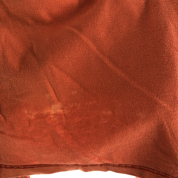 00'S Harley-Davidson Fire Pattern Eagle Pattern Long T-shirt Men's M size unclear orange type Vintage Second Hand