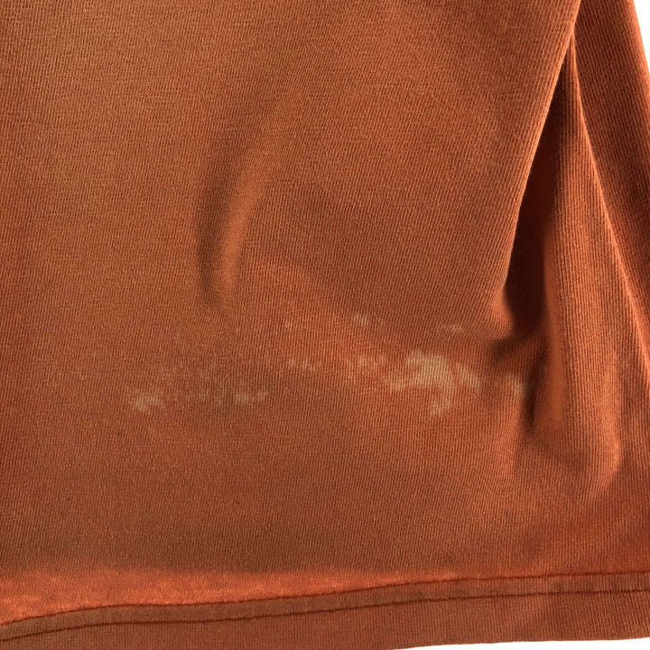 00'S Harley-Davidson Fire Pattern Eagle Pattern Long T-shirt Men's M size unclear orange type Vintage Second Hand