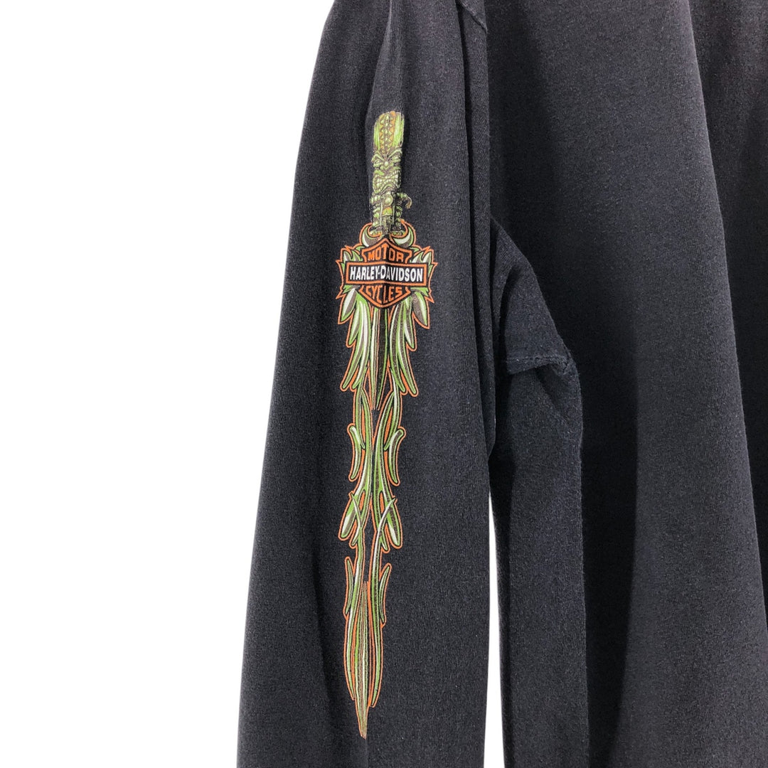 Harley-Davidson Back Print Long T-Shirt Long T Men's L size / eaa523586