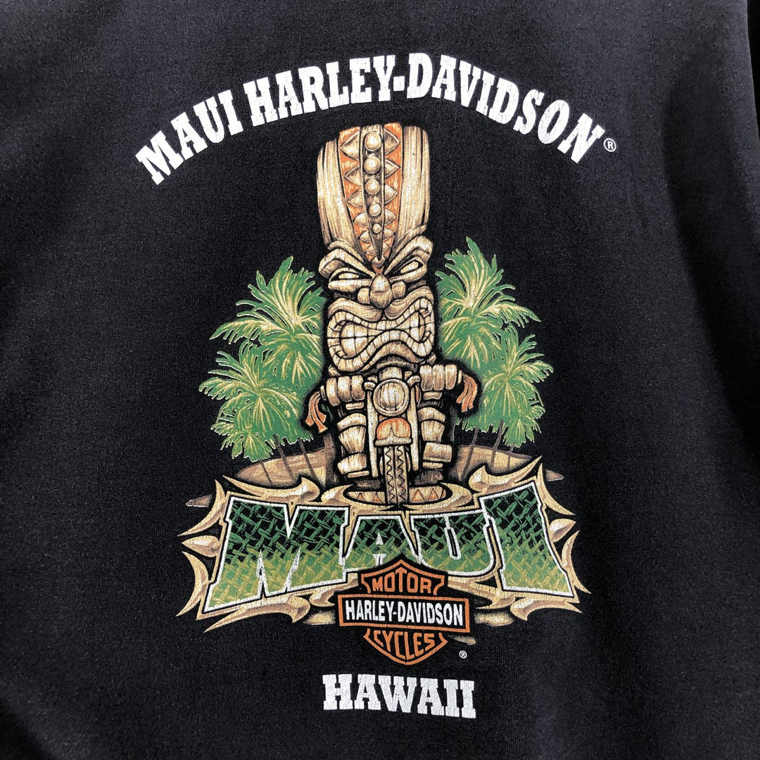 Harley-Davidson Back Print Long T-Shirt Long T Men's L size / eaa523586