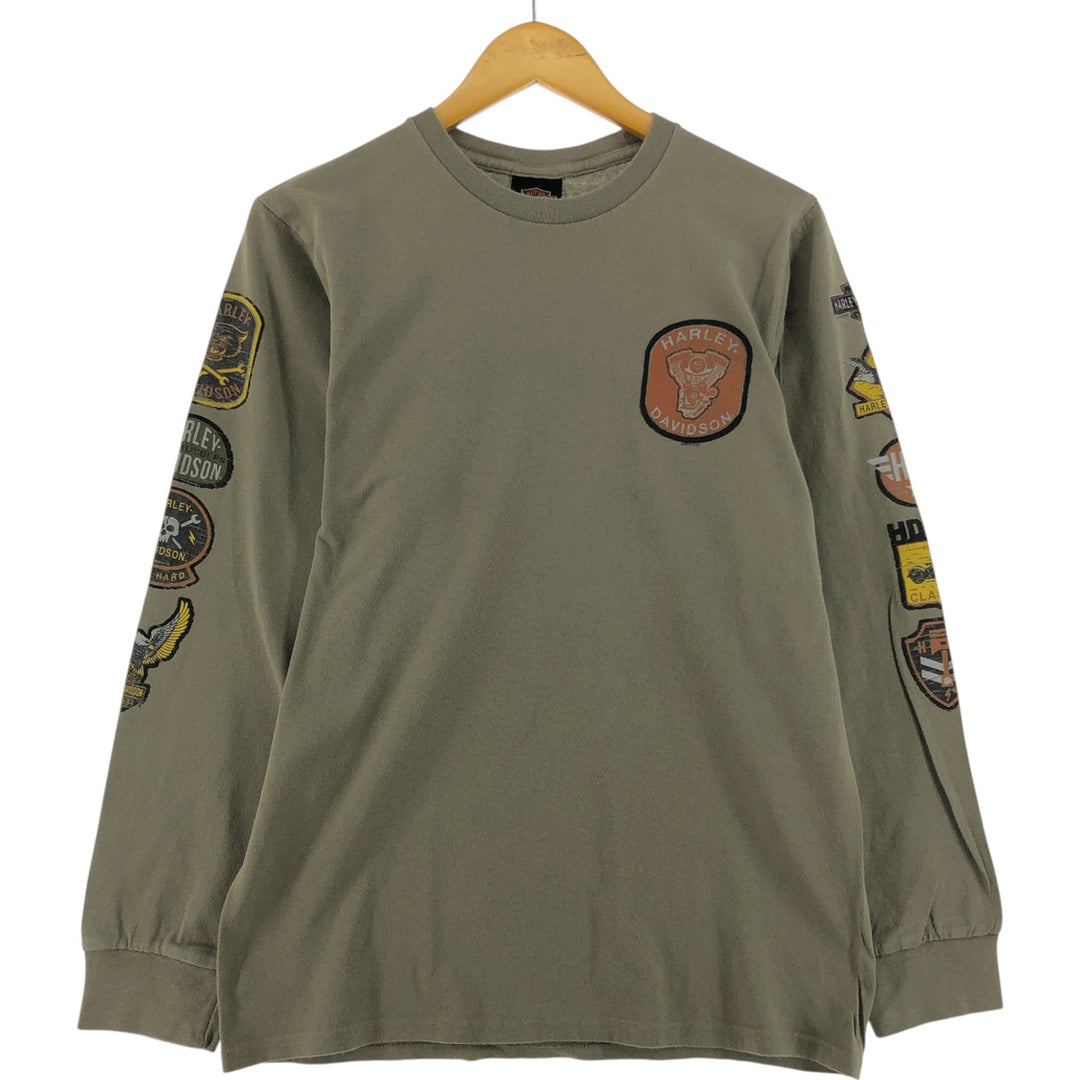 Harley-Davidson Back Print Long T-Shirt Long T Men's S size / eaa523587