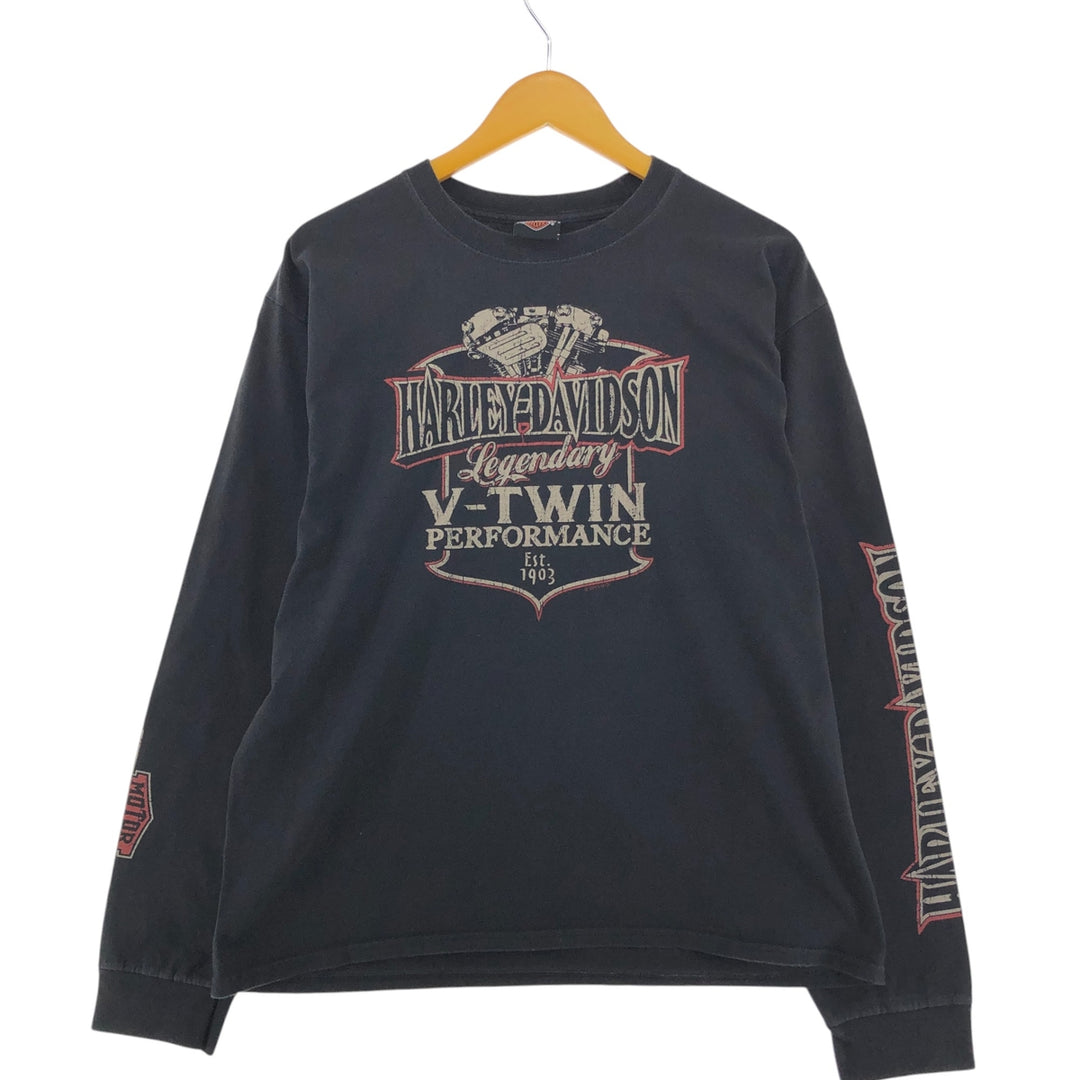 Harley-Davidson Long T-shirt, Men's L size / eaa523588