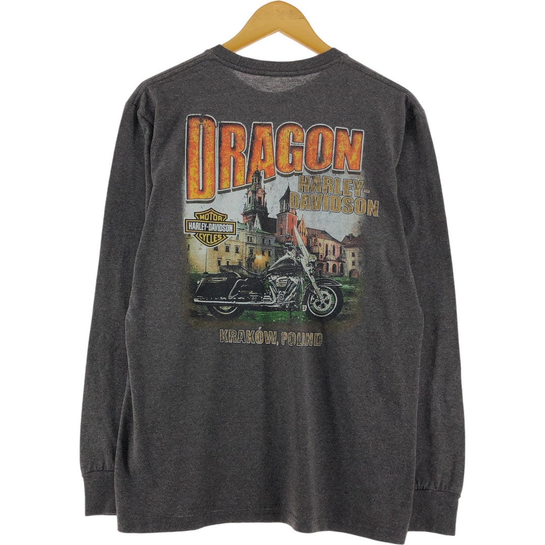 Harley-Davidson Long T-shirt, Men's M size / eaa523594