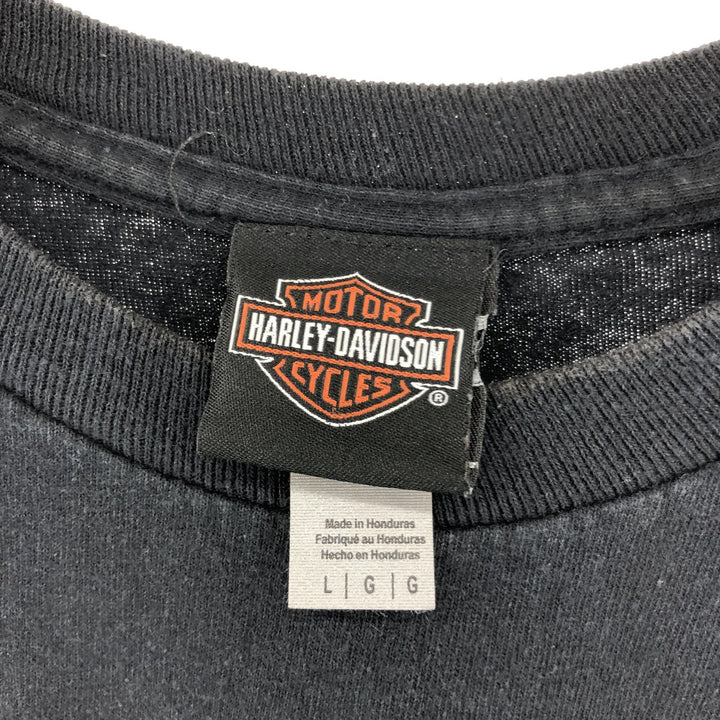 Harley-Davidson Back Print Long T-Shirt Long T Men's L size / eaa523595