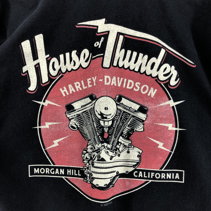 Harley-Davidson Back Print Long T-Shirt Long T Men's L size / eaa523595