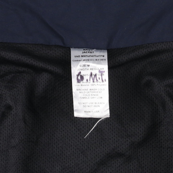 Civilian USNAVY Back Print Training Jacket Nylon Jacket Made in USA Men's M size /eaa523622