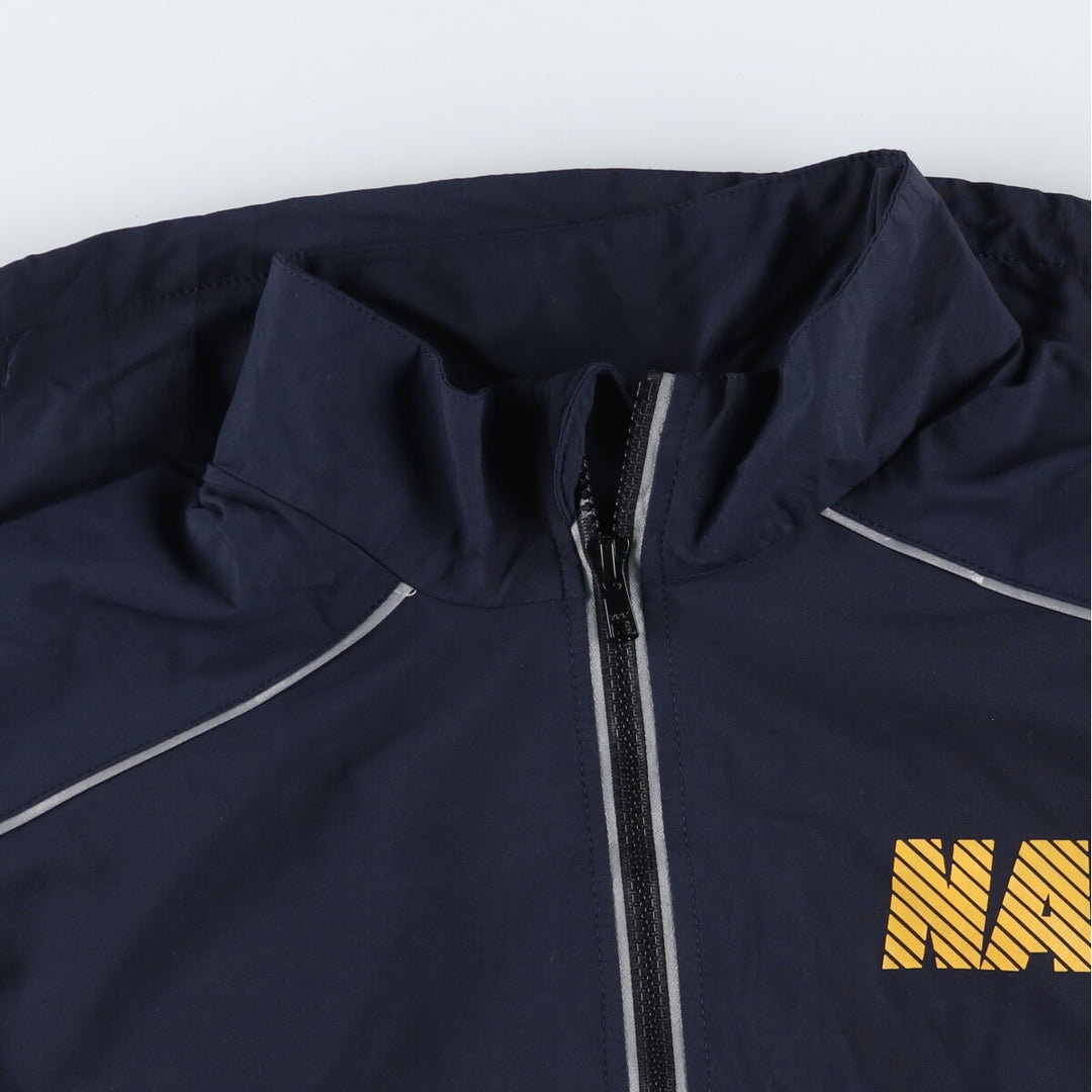 Civilian USNAVY Back Print Training Jacket Nylon Jacket Made in USA Men's M size /eaa523622