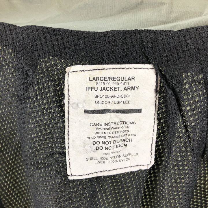 Genuine US Army item, 1990'S IPFU training jacket, nylon jacket, made in USA, LARGE/REGULAR, equivalent to men's L /eaa523639
