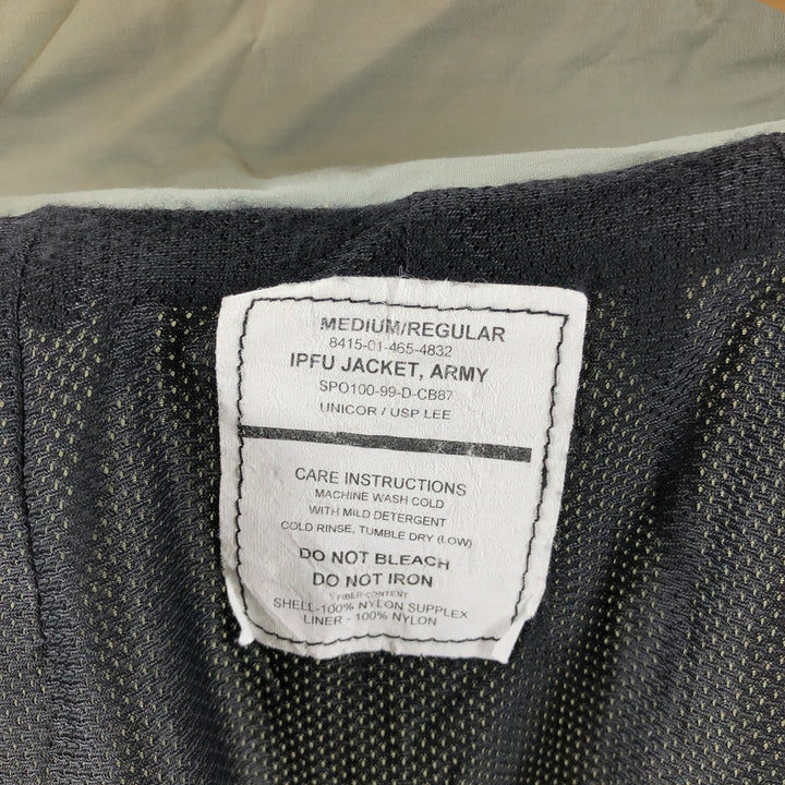 Authentic US Army item, 1990'S IPFU training jacket, nylon jacket, made in USA, MEDIUM/REGULAR, equivalent to men's M /eaa523642