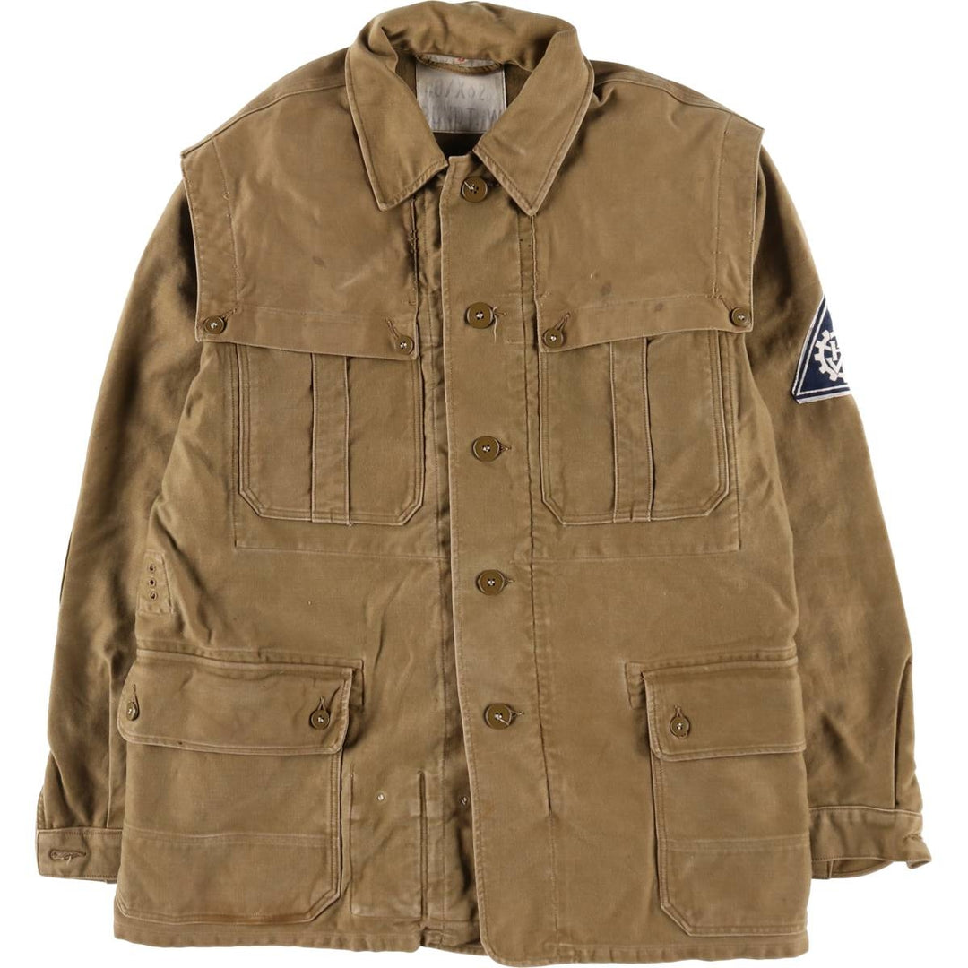 German Army Logger Jacket, Moleskin Jacket, Men's M size / eaa523654