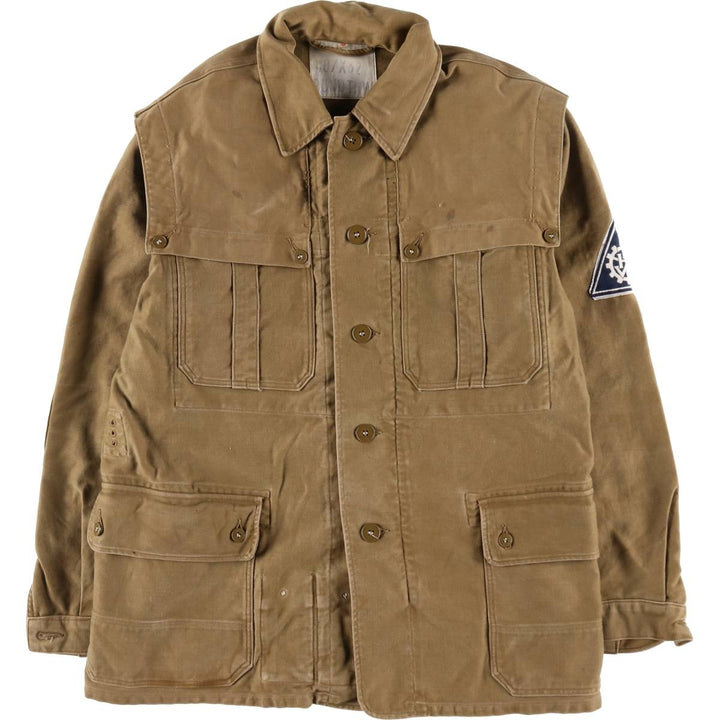 German Army Logger Jacket, Moleskin Jacket, Men's M size / eaa523654