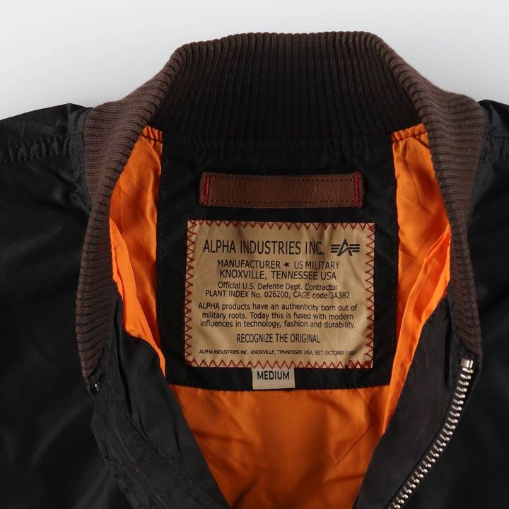 Civilian Alpha MA-1 Type Military Flight Jacket Men's M Size /eaa523655