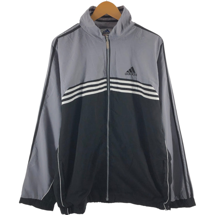 90'S Adidas Windbreaker Men's XXL Vintage unclear gray type Vintage Second Hand