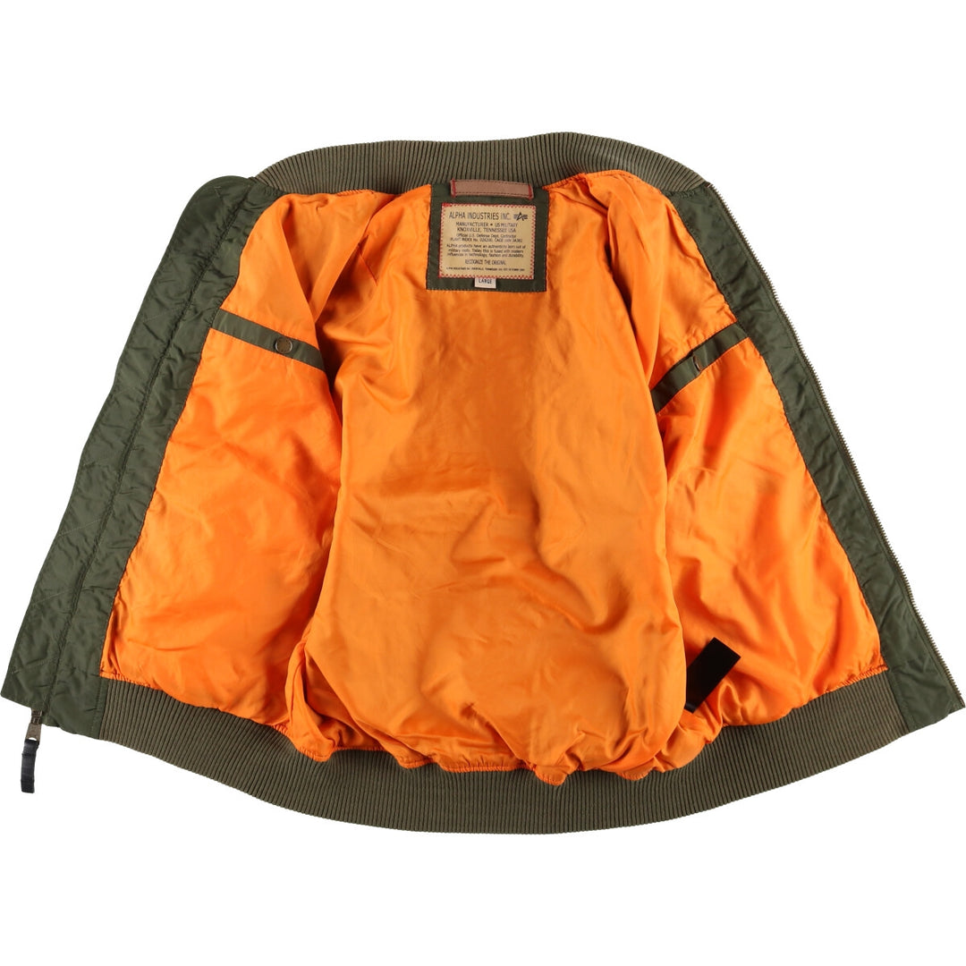 Civilian product Alpha ALPHA MA-1 type military flight jacket men's size L equivalent /eaa523682