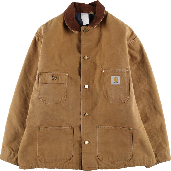 80s-90'S Carhartt Michigan Chore Coat Duck Coverall Made in USA Men's XL Vintage /eaa523697