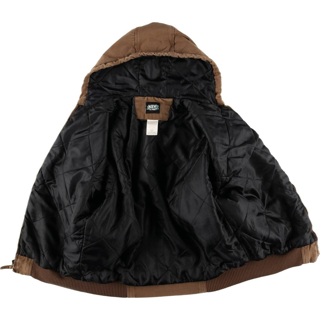 Key Active Jacket Type Duck Full Zip Parka Men's L size / eaa523699