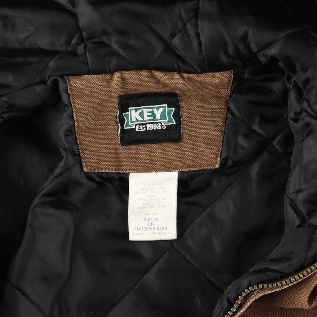 Key Active Jacket Type Duck Full Zip Parka Men's L size / eaa523699