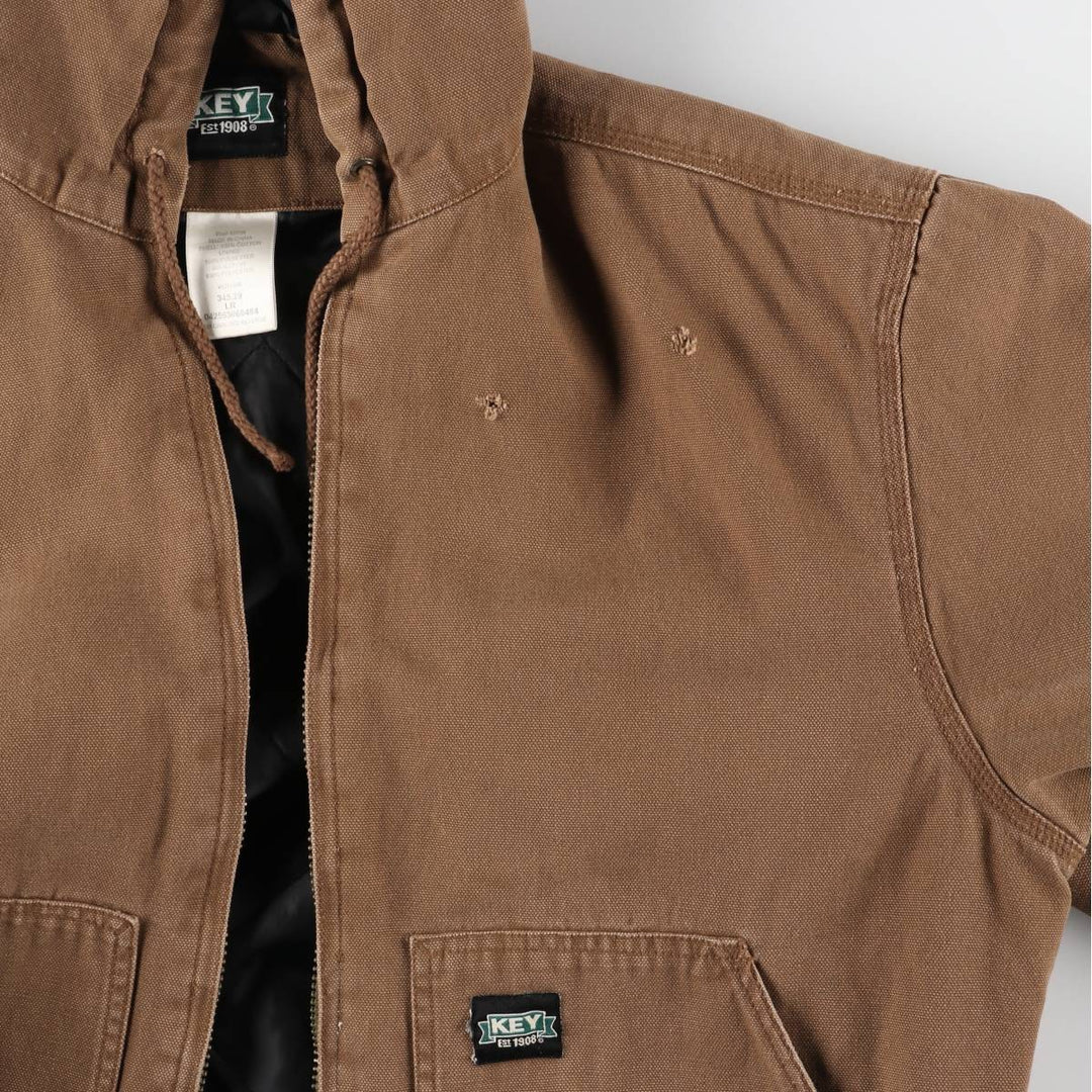 Key Active Jacket Type Duck Full Zip Parka Men's L size / eaa523699