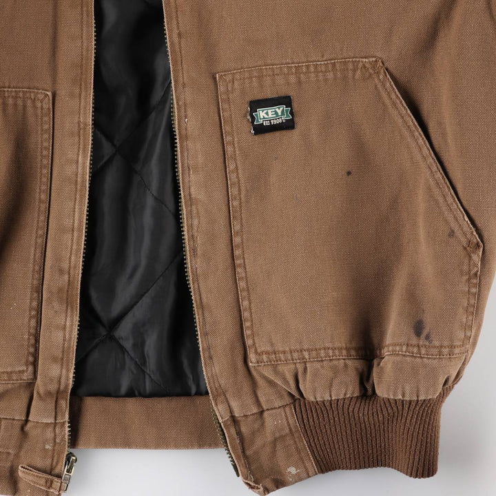 Key Active Jacket Type Duck Full Zip Parka Men's L size / eaa523699