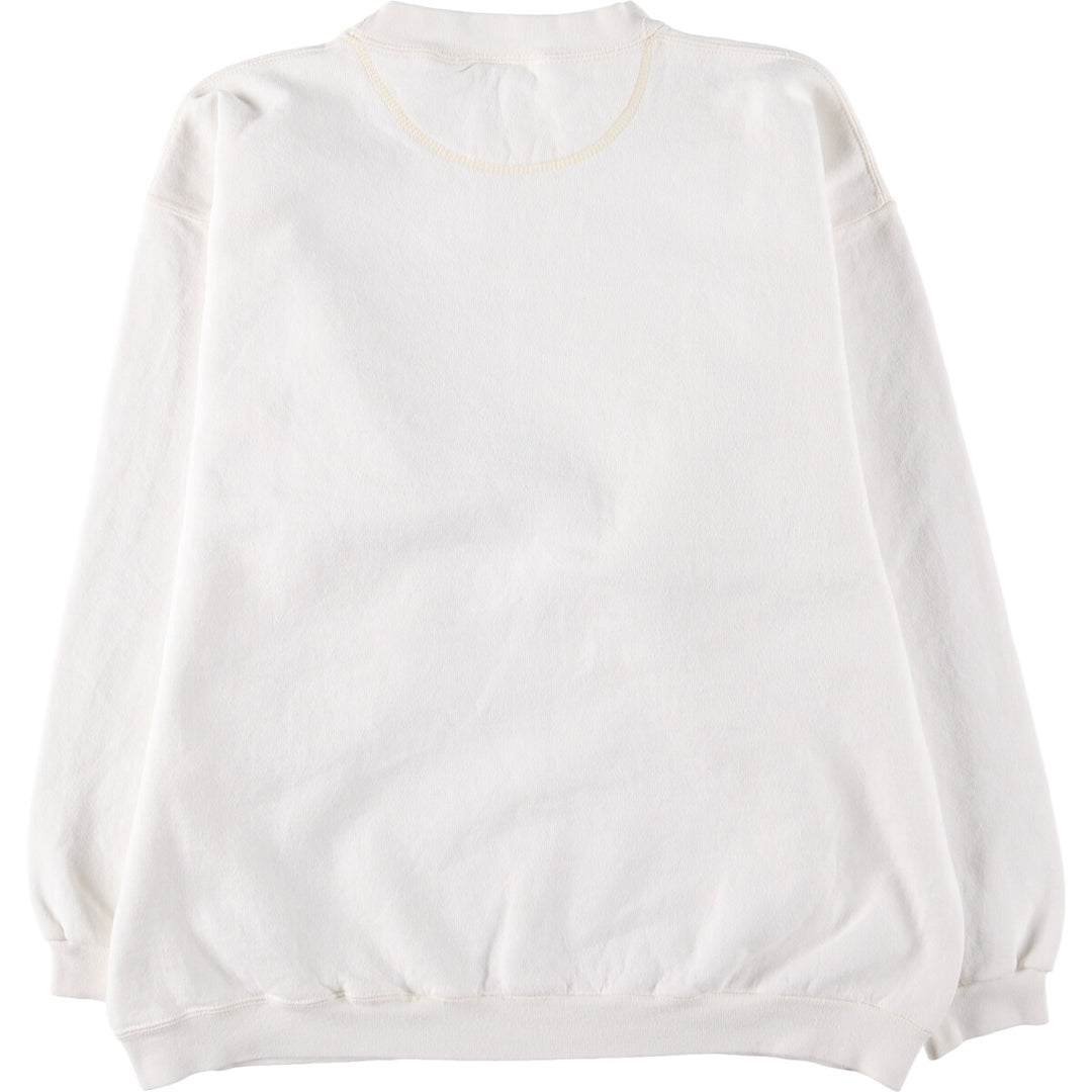 Vintage 90'S Eddie Bauer logo sweatshirt, Made in USA, Men's Size Medium cotton white type Vintage Second Hand