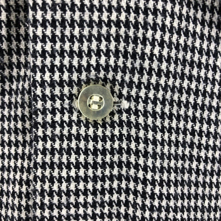 Mr. DC Vintage Light Flannel Check Shirt, Made in USA, Men's Size L unclear black type Vintage Second Hand