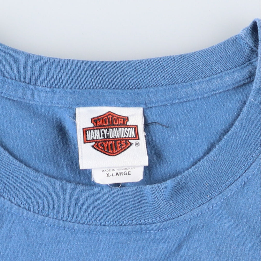 Harley-Davidson Hanes Eagle Pattern Motorcycle Bike T-shirt Men's XL /eaa523801