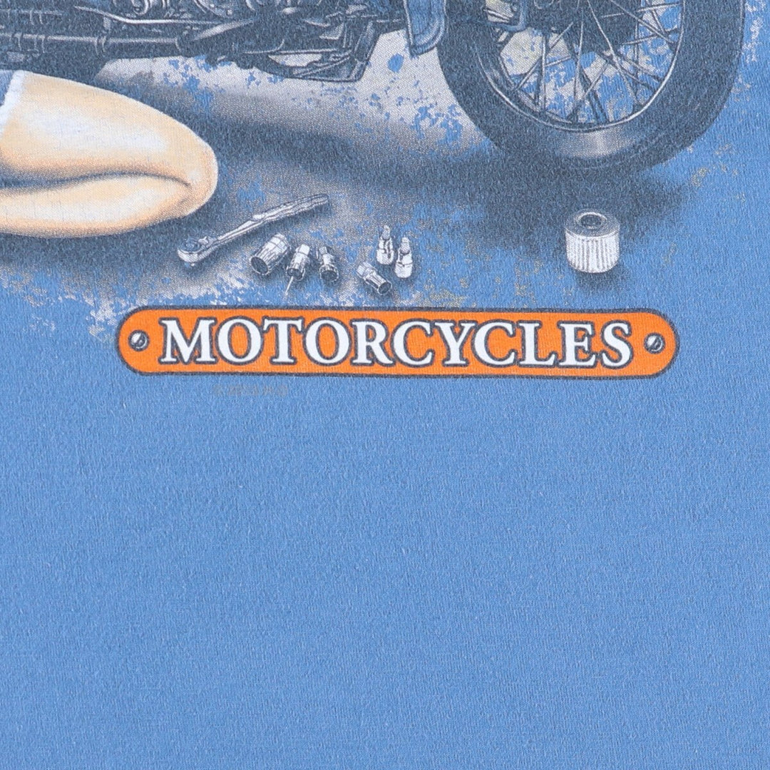 Harley-Davidson Hanes Eagle Pattern Motorcycle Bike T-shirt Men's XL /eaa523801