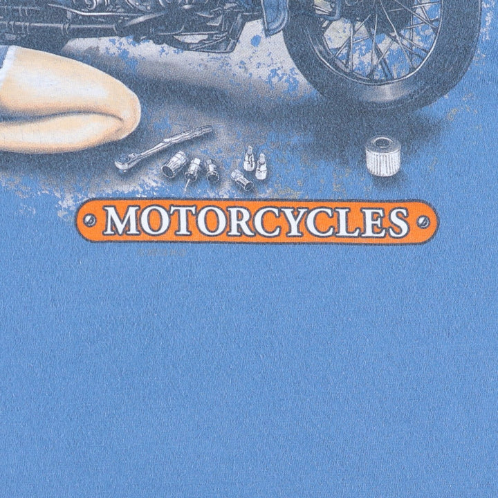 Harley-Davidson Hanes Eagle Pattern Motorcycle Bike T-shirt Men's XL /eaa523801