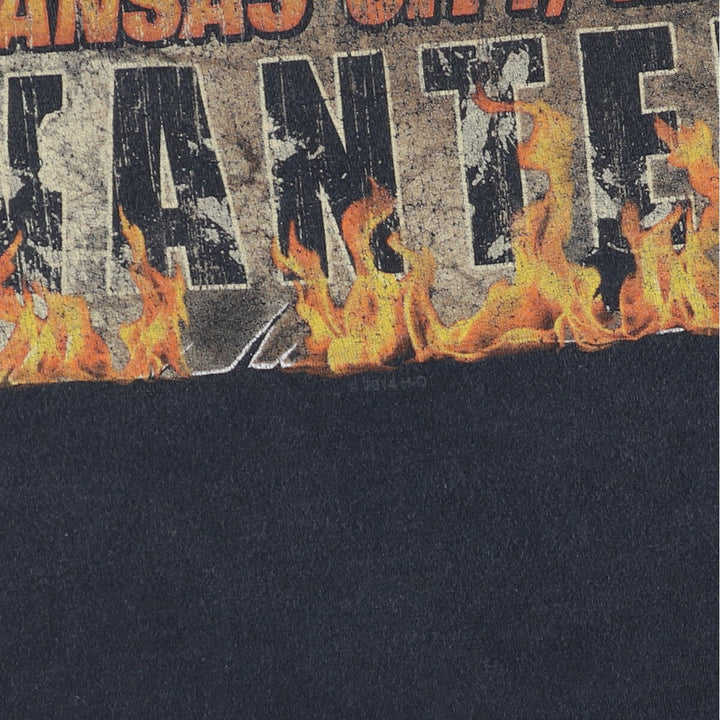 Harley-Davidson Hanes Motorcycle Bike T-shirt Men's XL cotton black type Vintage Second Hand