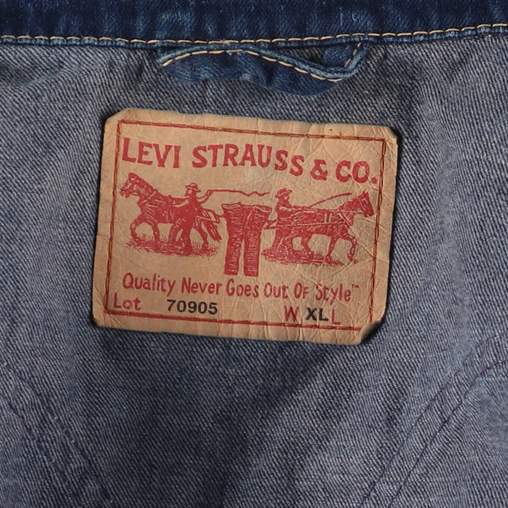 00'S Levi's 70905-10 Euro model denim jacket, men's size M / eaa523839