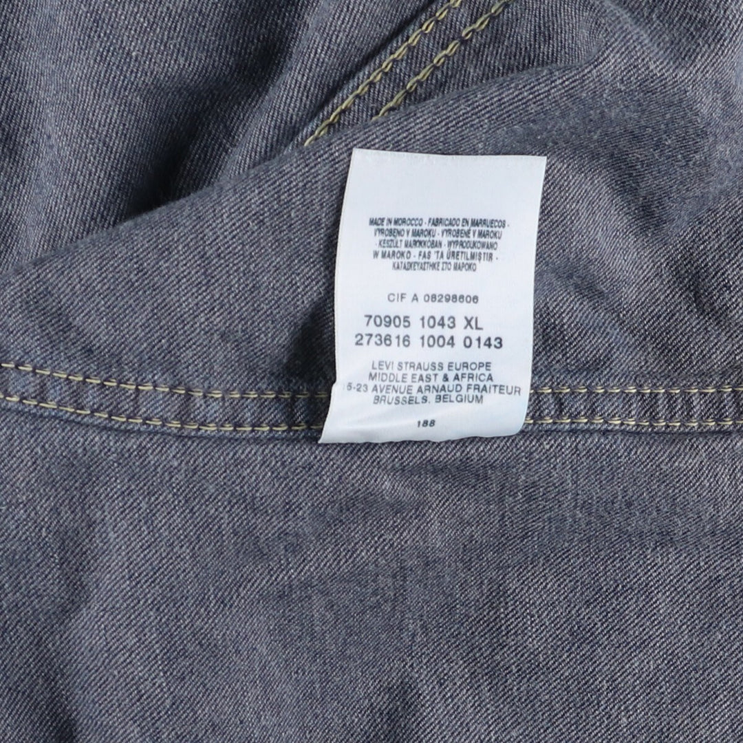 00'S Levi's 70905-10 Euro model denim jacket, men's size M / eaa523839