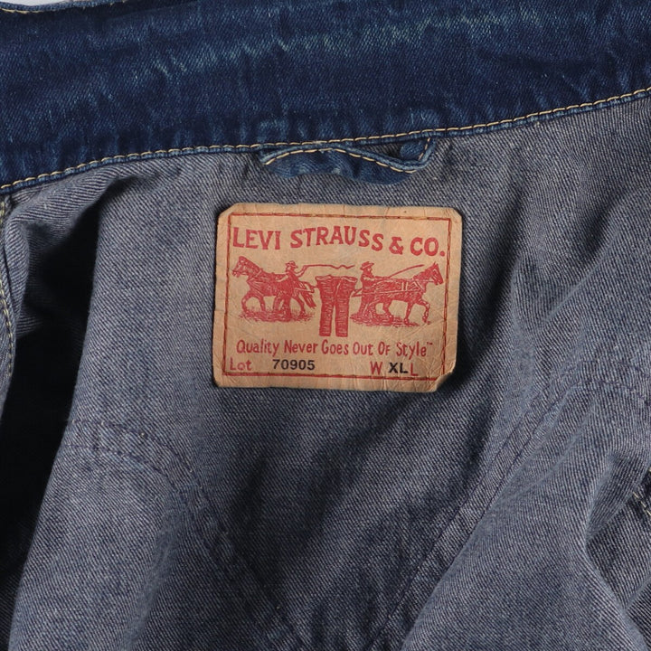 00'S Levi's 70905-10 Euro model denim jacket, men's size M / eaa523839